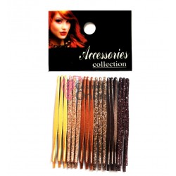 Agrafe pentru par AF023 set 18 bucati de 6,3 cm